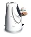 Meyer Prestige Symmetry Jug Kettle, White & Black, 1.6 Litre