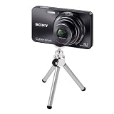 Mini Trépied/Pied en aluminium pour Sony DSC-HX9V, DSC-H70, DSC-W570 & DSC-W520, DSC-HX100V