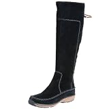  : Timberland Women's Fauna Tall Boot,Black Smooth,6 M