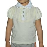 Very Cute Infant Girls APPLE BOTTOMS Cream Colored T-Shirt Top