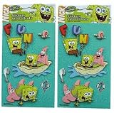 Nick Jr Spongebob stickers - 2 pcs adhesive sheet set