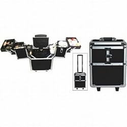 City Lights Lockable Aluminum Case On Wheels
