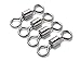 Dr.Fish Barrel Fishing Swivels, Available from #12-#12/0, Stainless Swivels Fishing Tackle Saltwater, Freshwater, Leader/Line/Lure Connector #1/0 132LB