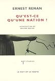 Qu'est-ce qu'une nation ?