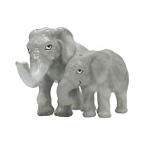 Westland Mother and Baby Elephant Magnetic Salt & Pepper Shaker Set