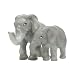 Westland Mother and Baby Elephant Magnetic Salt & Pepper Shaker Set