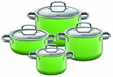 Silit 15171711 Topf Set 4 Teiliges lemon green