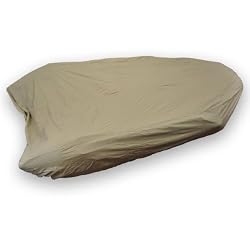 Full Coverage Boat Cover for 11.8 to 12.6 feet Inflatable Boat, Motor Fine