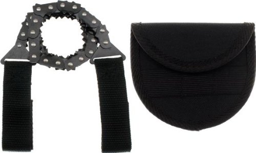SE Portable Camping Hand Chain Saw, Cloth Strap Handles