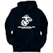 Rugby Union Football Dept Marine Corps Sports Mens Hoodie (Navy Blue, Sizes X-Small - XXX-Large)