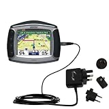 International Wall / AC Charger for the Garmin Zumo 550 - Gomadic Brand w/ TipExchange Technology
