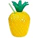 Amscan Pineapple Ball Sippy Cup for Cold Hawaiian Summer Party Drinks Reusable Beach Luau Picnic Drinkware, Yellow/Green, 18 oz