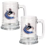 Vancouver Canucks Set of 2 Beer Mugs