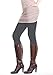 LMBLush Moda Seamless Full Length Leggings Footless Tights Underlayer in Many Colors, Charcoal One Size (Fits XS - XL)
