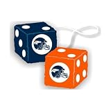 Rearview Mirror Fuzzy Dice - NFL Football - Denver Broncos