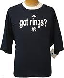 3XL MLB Navy Blue New York NY Yankees " Got Rings " T-shirt XXXL