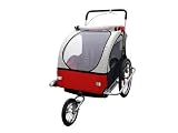Eufab - 2 en 1 poussette & remorque enfant