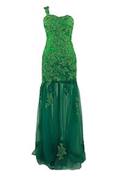 Sheath Applique Tulle One Shoulder Evening Dress/Homecoming Dress/Prom Dress/Wedding Party Dress 