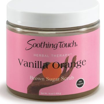 Soothing Touch Vanilla Orange Brown Sugar Scrub 16 oz.