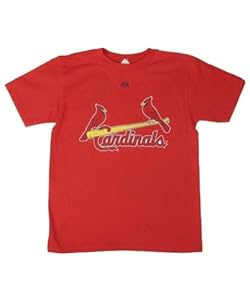 MLB St. Louis Cardinals Wordmark T-Shirt Red, X-Large