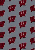Milliken Grey Wisconsin Badgers 7' 8 x 10' 9 Area Rug