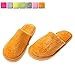 Jiyaru Mens Womens Solid Fuzzy Round Toe Soft Indoor Winter Warm Slippers