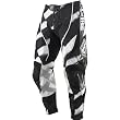 Shift Racing Faction Stroke Men's MotoX Motorcycle Pants w/ Free B&F Heart Sticker Bundle - Black/White
