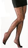Plus Size Polka Dots Textured Fashion Tights by Foot Traffic