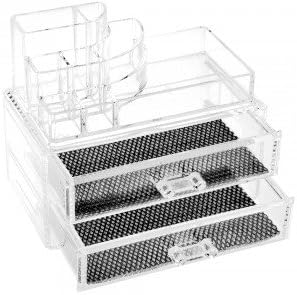 Cosmetics Makeup Organizer Holder Clear Acrylic Multiple Display