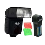 Vivitar DF-383-CAN AF Power Zoom Flash with Bounce & Swivel Head Kit for Canon Rebel XT, XTi, XS, XSi, T1i, 50D, 40D, 5D SLR Digital Cameras