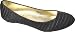 Nomad Women's Satin Flats,Black,10 M