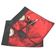 Set Of Two Handmade Place Mats & Two Pair Of Chopsticks With Decorative Sheath
