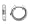 Diamond Gypsy-Setting Hoop Earrings in 14k White Gold (with Safety Lock)