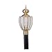 Society Hill Post Lantern in Polished Brass