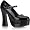 DOLLY-50 (Sexy-50) 5" Mary Jane Pump, Black Patent-Size 9