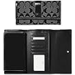 Coach Hamptons Checkbook Wallet 41878 Black White