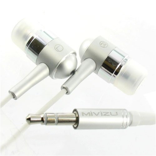 Mivizu Headphones for MP3 Players including Apple iPod Video Classic Nano Touch iPhone Zen Sandisk Sansa Laptop PC Shuffle (Available in 7 Different Colors!)