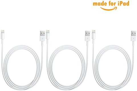 ATAirtight 6 ft iPad Lightning Charging Cable (3 Pack) iPad Pro/ iPad Mini 1 2 3 / iPad 4 / iPad Air