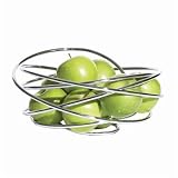 Fruit Loop Chromed Steel Fruit Bowl