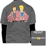 Beavis and Butthead - COUCH T-shirt - Charcoal