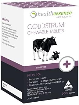 Health Essence Colostrum Chewable Tablets 200 Tablets