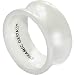 White Ceramic Ring - 10mm Width. Concave Design. (Avail. Sizes 5 to 14). White Ceramic Ring - 10mm Width. Concave Design. (Avail. Sizes 5 to 14).