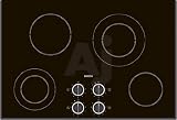 Bosch 400 Seris: NEM7422UC 30 inch Smoothtop Electric Cooktop : White by Bosch