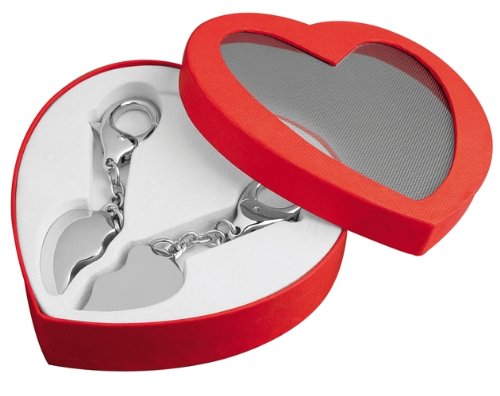 Schlüsselanhänger Broken Heart im Herz Geschenkkarton