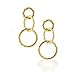 Bling Jewelry 14K Gold Triple-Circle Cable Bridal title=