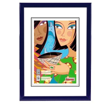 Kunststoffrahmen Madrid Blau 30 x 45 cm
