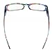 Eyekepper 4-Pack Striped Temples Spring Hinge Reading Glasses +2.75