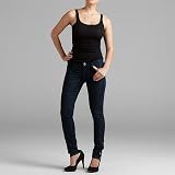 ABS Indigo Skinny Zippered Cuff Jean