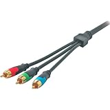 Cables To Go RapidRun Component Video V.2 Break-Away Flying Lead - 3 x RCA - 1 x MUVI - 1.5ft - Black