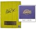 Magic Johnson Signed L.A. Forum Floor Piece - 8X10